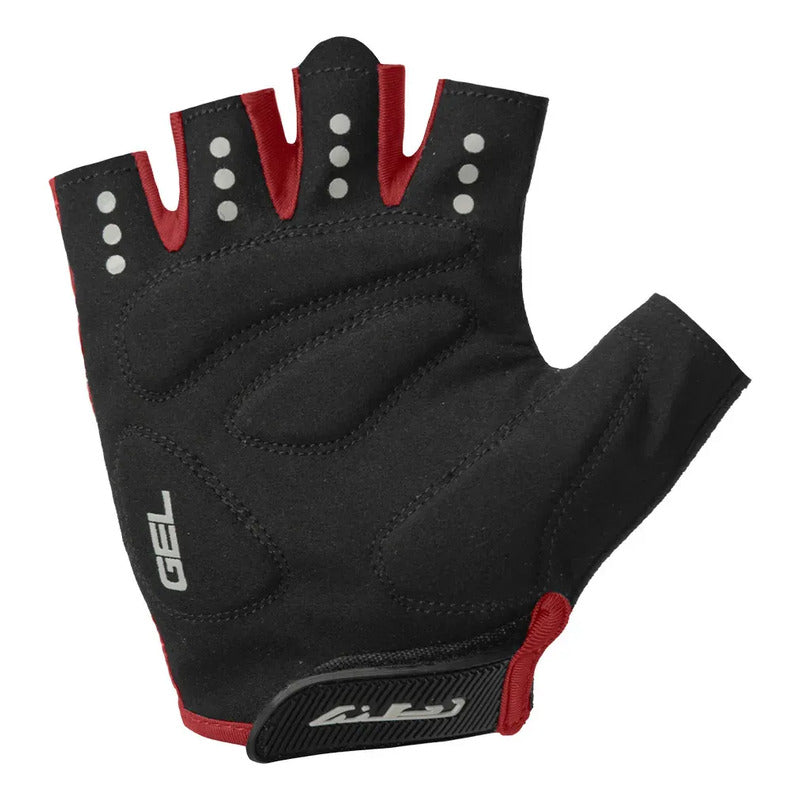 Guantes Ciclismo Dedo Corto Gw Jet Gel Escarlata L