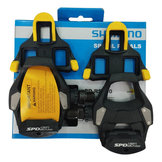 Pedales Bicicleta Shimano Pd-rs500 Ciclismo Ruta  Negro/gris