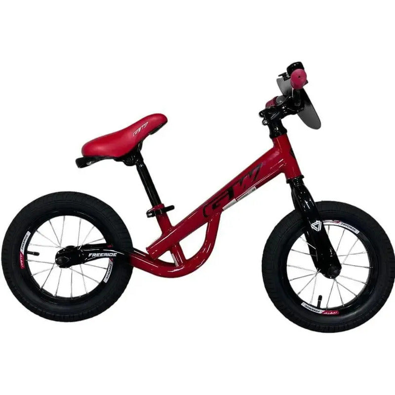 Bicicleta De Impulso Balance Iniciación Gw Freeride Color Rojo Fire