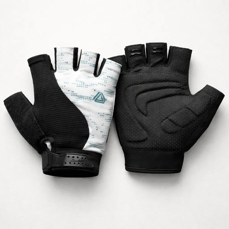 Guantes Ciclismo Mtb Ruta Corto Gw Chill Blanco M