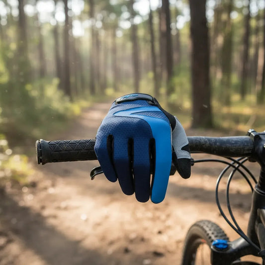 Guantes Ciclismo Dedo Largo Gw Comfort Gel Azul L