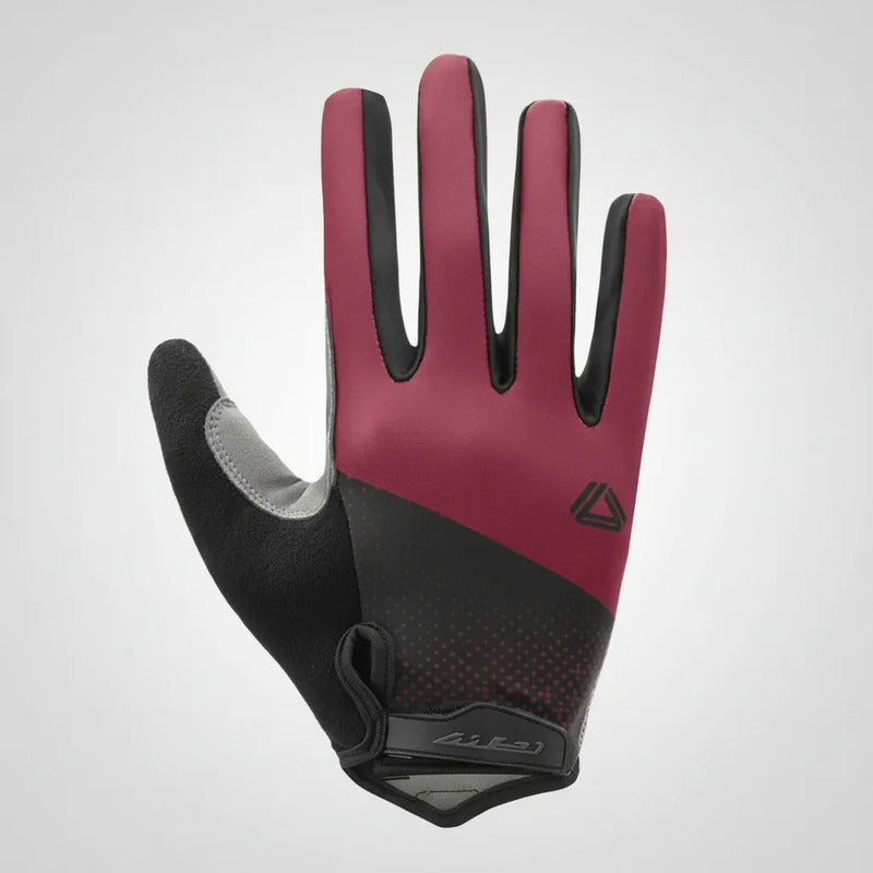 Guantes Ciclismo Gw Tyko Dedo Largo Comfort Negro Rojo L