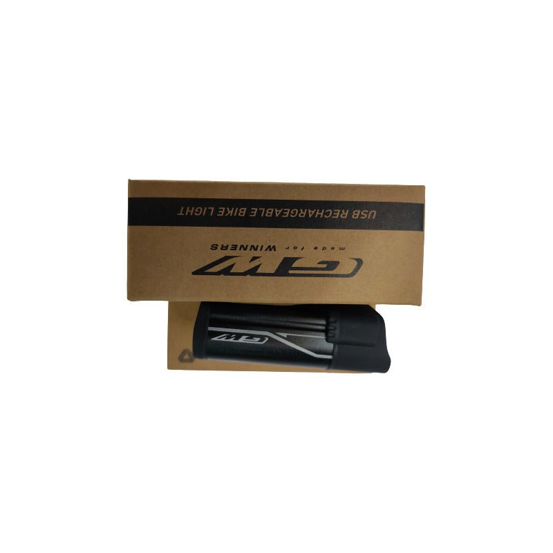 Luz Linterna Bicicleta Gw Alta Luminosidad 500lm Usb Negro
