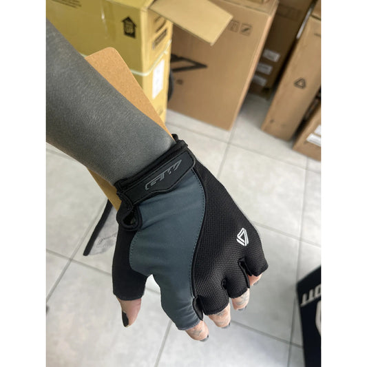 Guantes Corto Ciclismo Gw Bicicletas Ruta Mtb Fluo Negro L