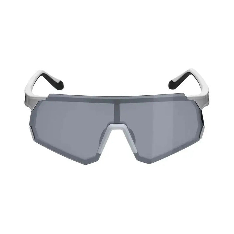 Gafas Ciclismo Running Gw California Full Color Lente Gris Armazón Blanco