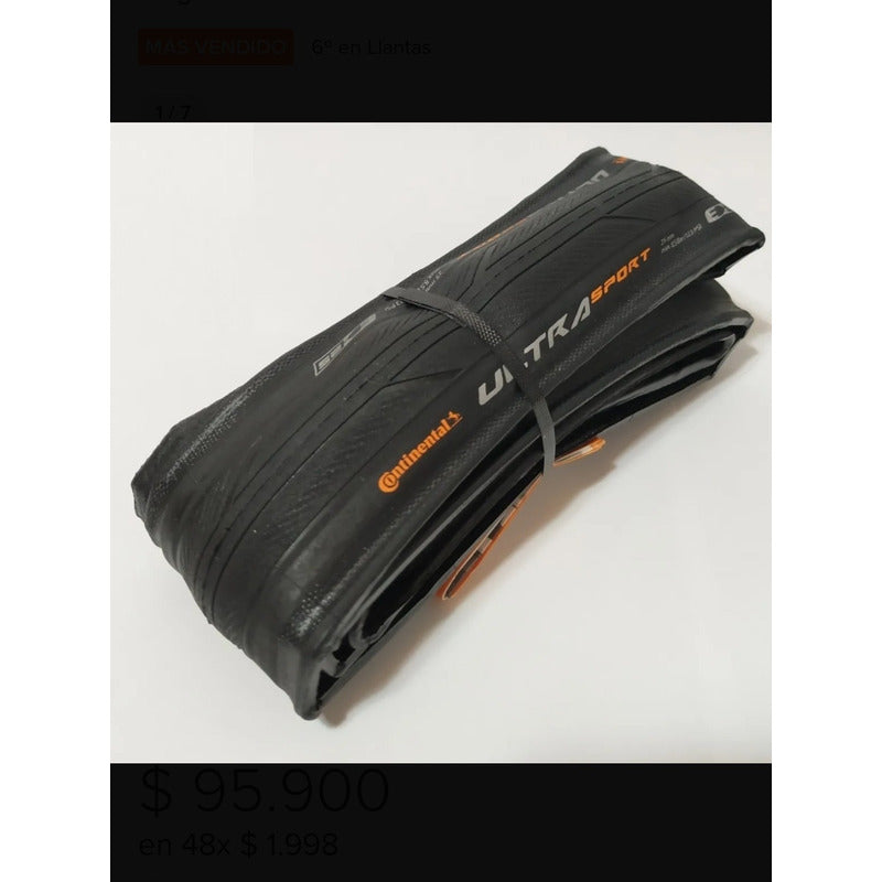 Corazas Bicicleta Continental Ultra Sport 3 Plegable